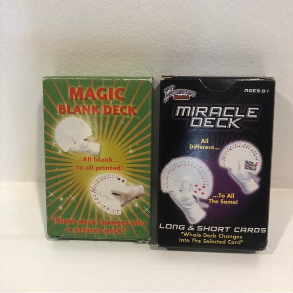 Magician Magic Miracle and Blank Decks